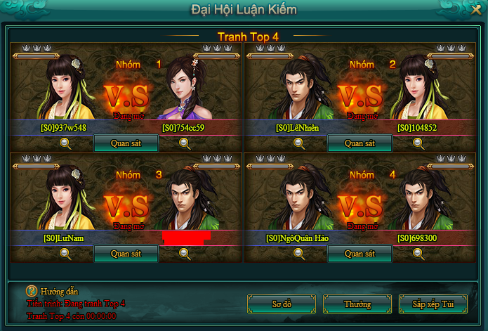 Webgame Võ Lâm Chi Mộng 2 - Hoa Sơn Luận Kiếm - Đại Hội Tỷ Võ